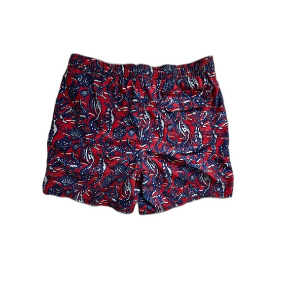 Vineyard Vines Swim Trunks Men’s  Blue Red Seahorse Surfing Beach Size M - Picture 9 of 10